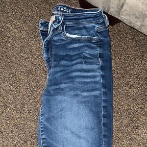 American Eagle Outfitters Deep Blue Jeggings